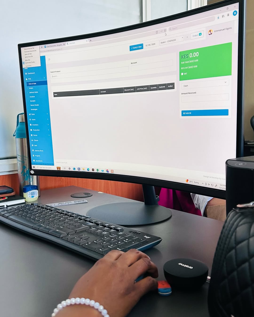 Cute Profit Pharmacy Management Dashboard