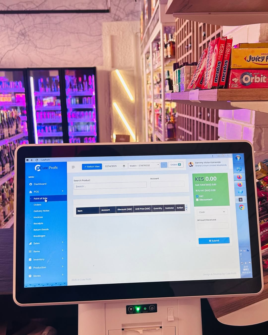 Cute Profit Wines and Spirits Dashboard